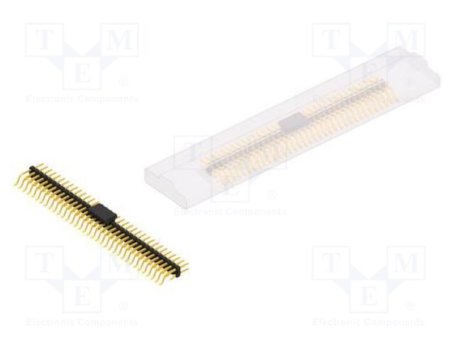Connector: pin strips; pin header; male; PIN: 70; 2mm; SMT; 2x35