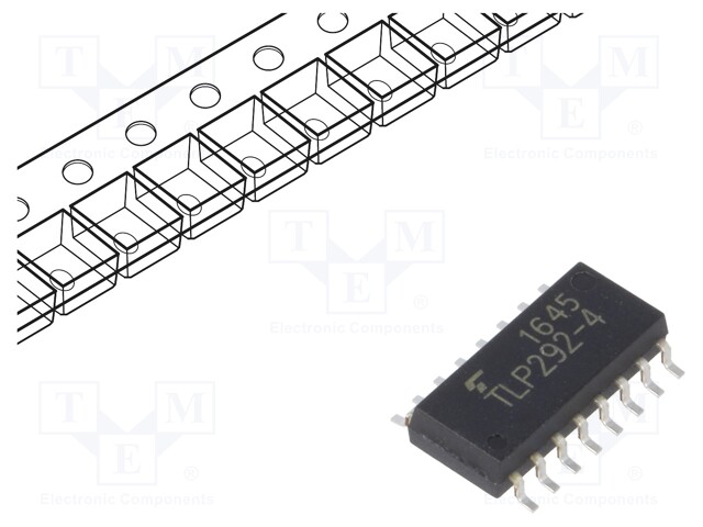 Optocoupler; SMD; Channels: 4; Out: transistor; Uinsul: 3.75kV