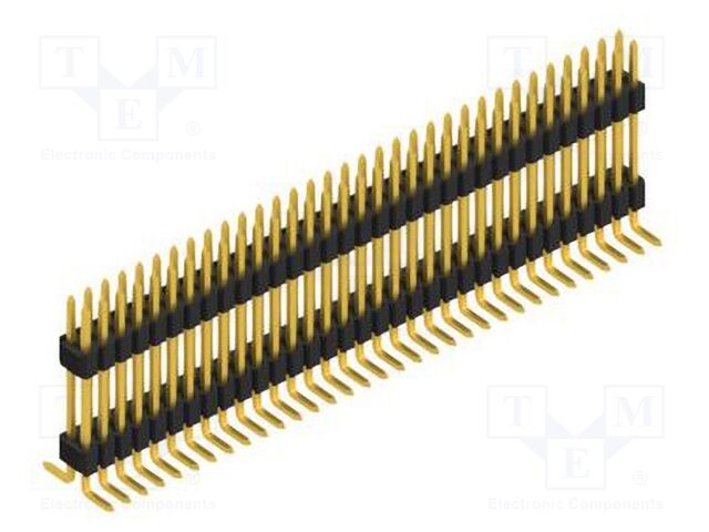 Connector: pin strips; pin header; male; PIN: 66; 1.27mm; SMT; 2x33