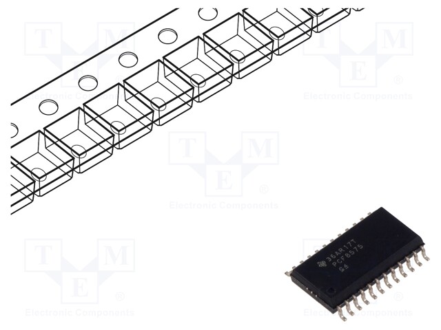IC: interface; I/O expander; 2.5÷5.5VDC; I2C,SMBus; SMD; SO24