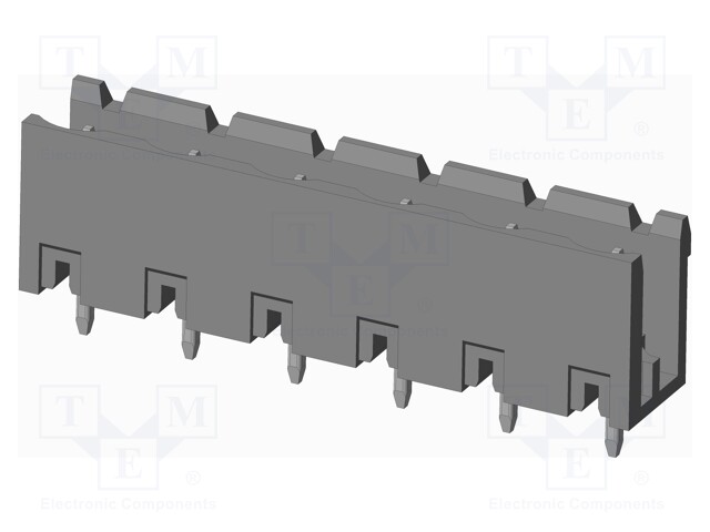 Connector: pluggable terminal block; socket; male; on PCBs