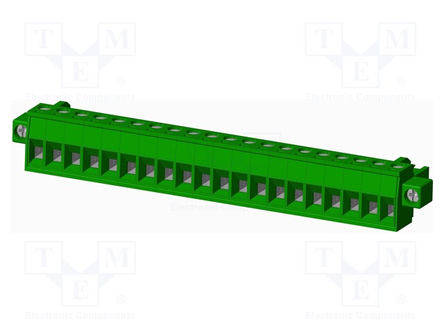 Connector: pluggable terminal block; plug; female; straight; 12A
