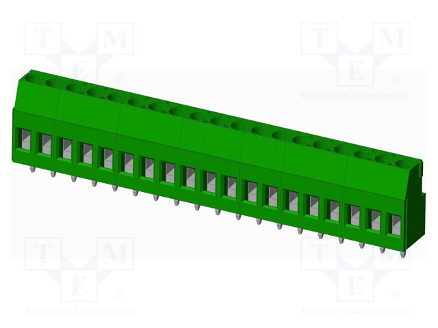 Connector: PCB terminal block; terminal; Plating: tinned; on PCBs