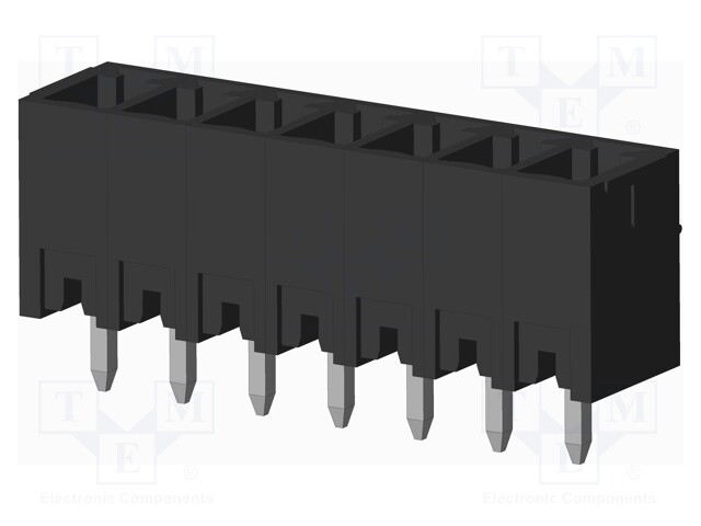 Connector: pluggable terminal block; socket; male; on PCBs