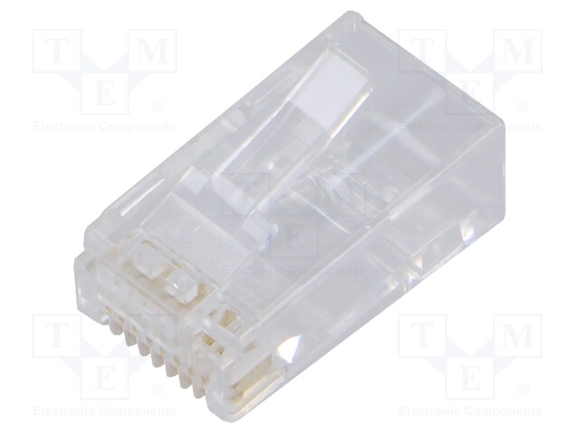 Connector: RJ45; plug; PIN: 8; Cat: 6; shielded; Layout: 8p8c