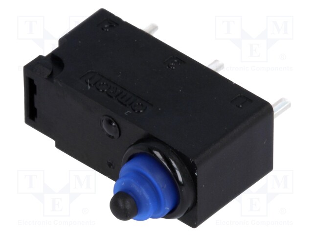 Microswitch SNAP ACTION; without lever; SPDT; 0.1A/125VAC; Pos: 2