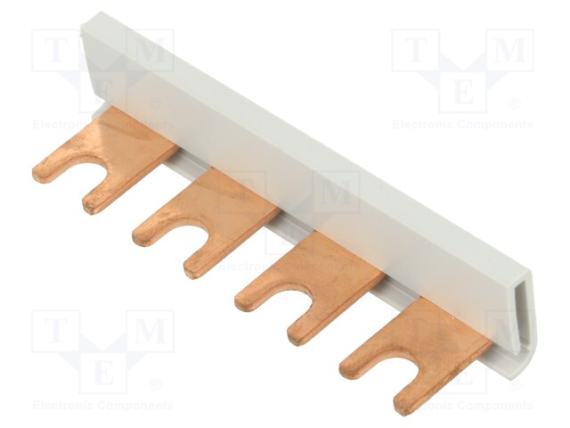 Busbar; 16mm2; Poles: 1; Urated: 400V; fork; Pitch: 17.8mm; L: 70mm