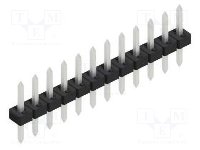 Connector: pin strips; pin header; male; PIN: 12; 2mm; THT; 1x12