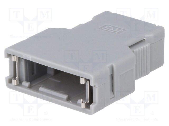 Plug housing; PIN: 20; unshielded; Locking: latch; for cable