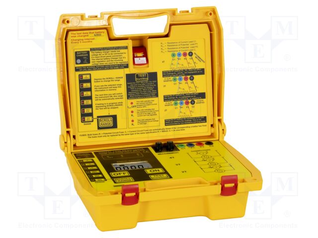 Milli-ohm meter; LCD; Temp: -15÷55°C; Storage temp: -20÷70°C