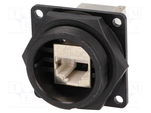 Socket; RJ45; DC; PIN: 8; Cat: 5e; shielded; Layout: 8p8c; IP67,IP68