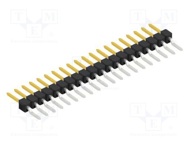 Connector: pin strips; pin header; male; PIN: 20; 2.54mm; SMT; 1x20