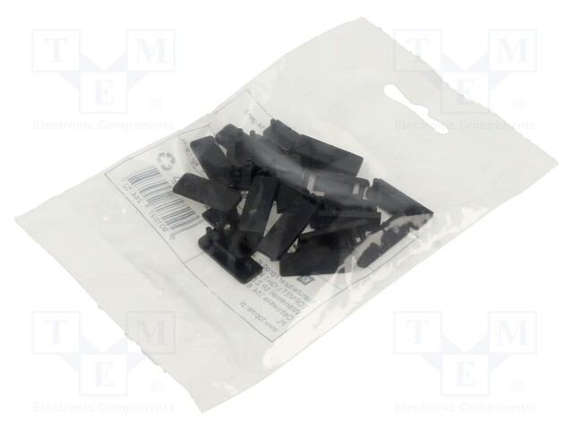 Cap for LED profiles; black; ABS; GEN2; Pcs: 20; SURFACE14