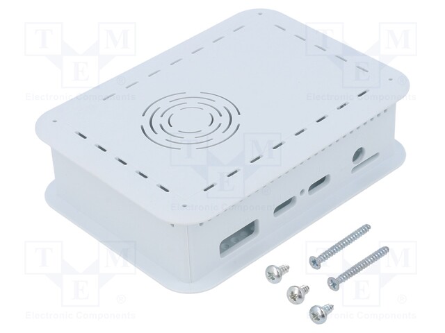 Enclosure: for computer; Google Coral dev board; ABS + PC; white