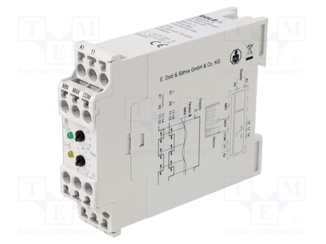 Level monitoring relay; conductive fluid level; 220÷240VAC