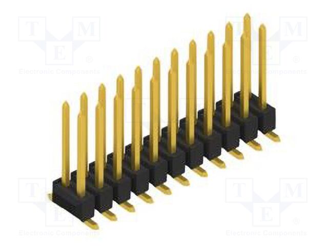 Connector: pin strips; pin header; male; PIN: 22; 2.54mm; SMT; 2x11