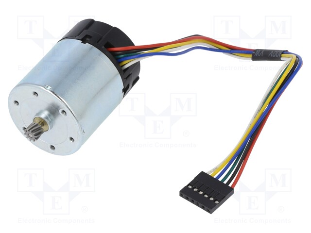 Motor: DC; 12÷24VDC; 3A; max.0.053Nm; Dim: 34.5x46.5mm; Ø: 37mm