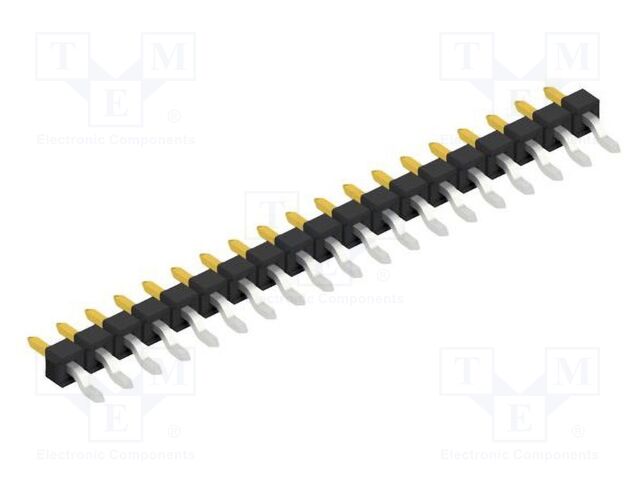 Connector: pin strips; pin header; male; PIN: 19; 2.54mm; SMT; 1x19