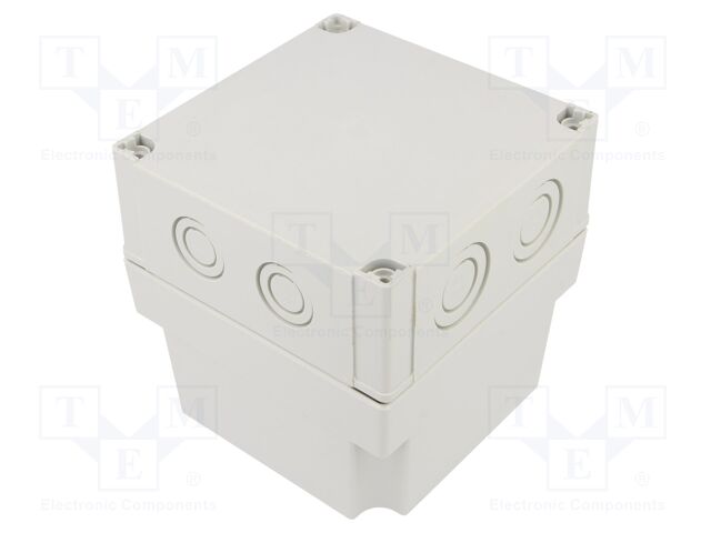 Enclosure: multipurpose; X: 130mm; Y: 130mm; Z: 125mm; MNX; grey; IK08
