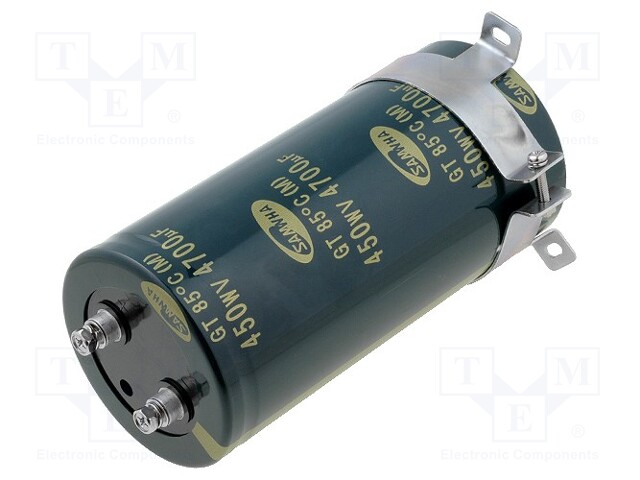 Capacitor: electrolytic; 4700uF; 450VDC; Ø76x160mm; ±20%; 2000h