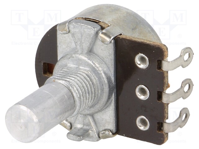 Potentiometer: shaft; single turn; 22kΩ; 200mW; ±20%; soldered; 6mm