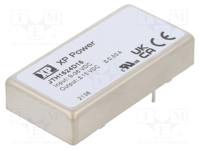 Converter: DC/DC; Mounting: THT
