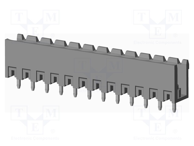 Connector: pluggable terminal block; socket; male; on PCBs