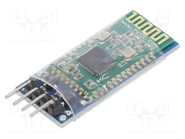 Module: Bluetooth; Bluetooth V4.0 & BLE; 3.3VDC; UART; CC2540