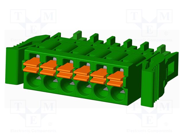 Connector: pluggable terminal block; plug; female; straight; 5.5A
