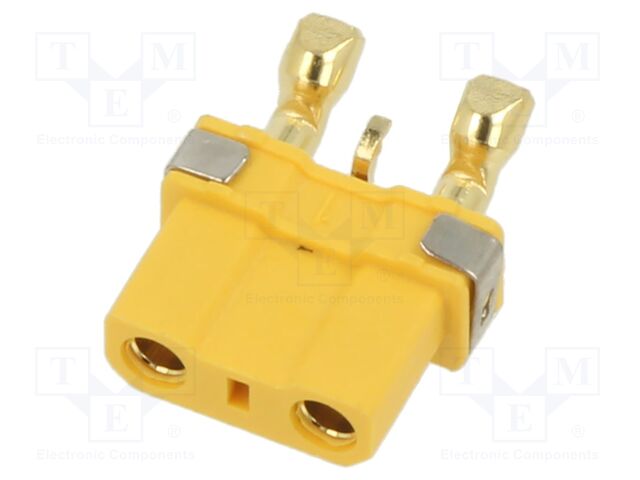 Connector: DC supply; socket; female; 15A; PIN: 3; on PCBs; SMT