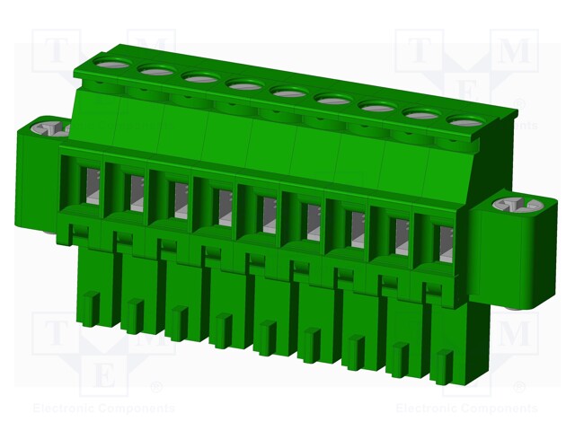 Connector: pluggable terminal block; plug; female; angled 90°