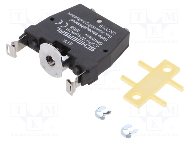 Spring element; 22mm; EF; -25÷80°C; IP20; front fixing