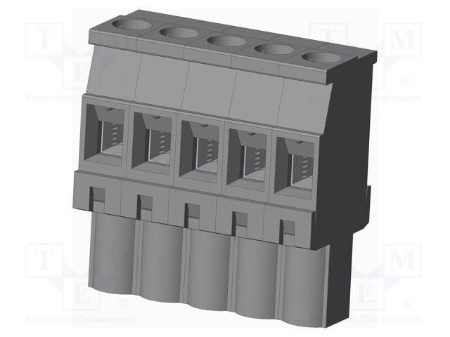 Connector: pluggable terminal block; plug; female; angled 90°