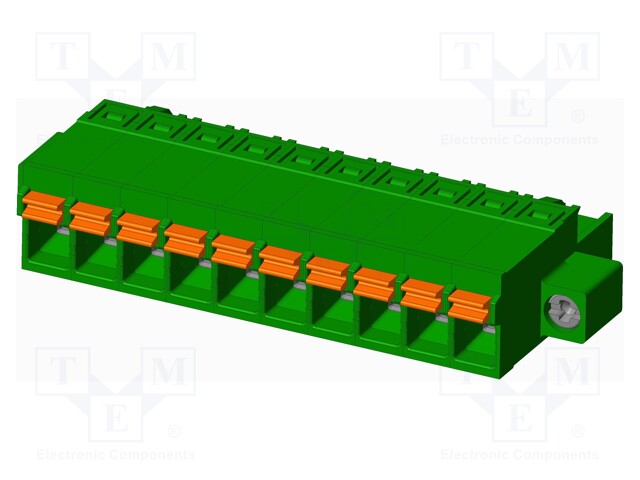 Connector: pluggable terminal block; plug; female; straight; 12A