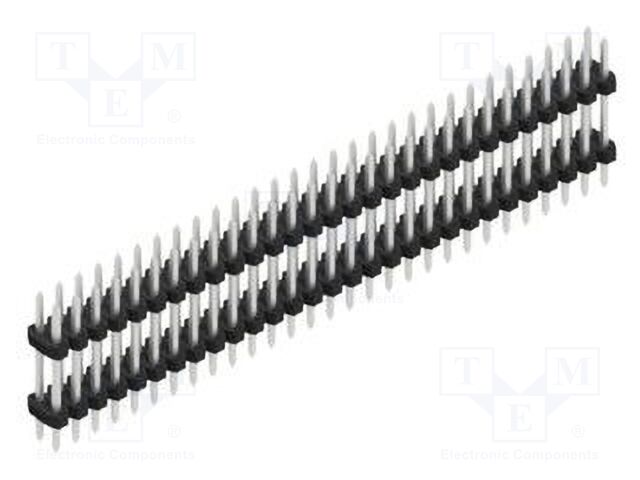 Connector: pin strips; pin header; male; PIN: 58; 2mm; THT; 2x29
