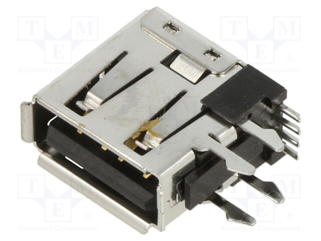 USB A UPRIGHT CONN.FLANGEOUT W/FORK L