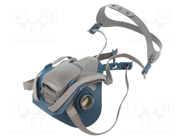 Dust respirator; Size: L; Series: 6500; Mat: silicone