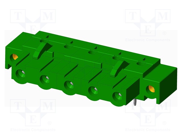 Connector: pluggable terminal block; socket; female; angled 90°
