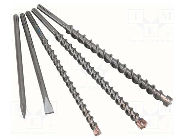 Drill set; for concrete; Kind of holder: SDS-MAX; 5pcs.
