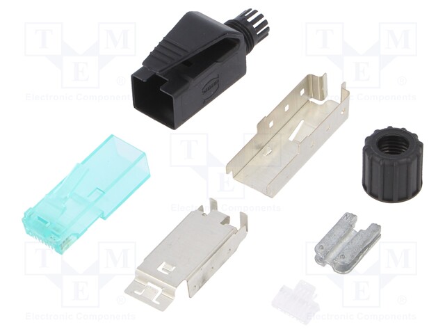 Plug; RJ45; PIN: 8; Cat: 6a; shielded; Layout: 8p8c; Øcable: 6.1÷6.9mm