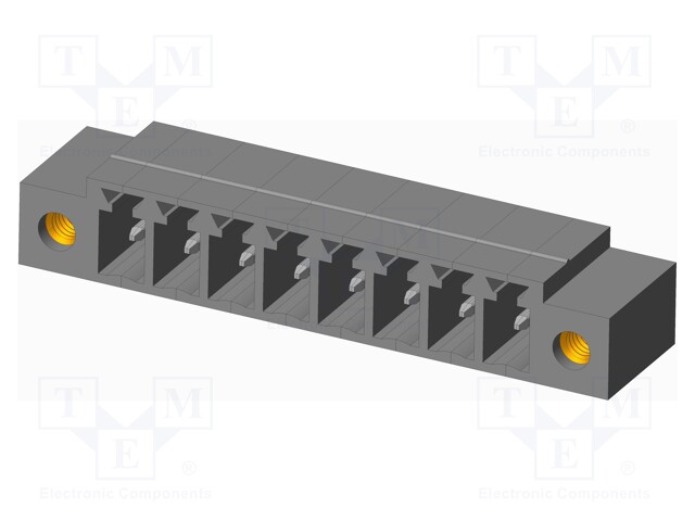 Connector: pluggable terminal block; socket; male; on PCBs