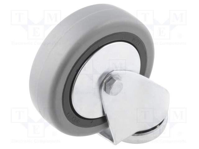 Transport wheel; Ø: 50mm; W: 20mm; H: 66mm; torsional; 350N