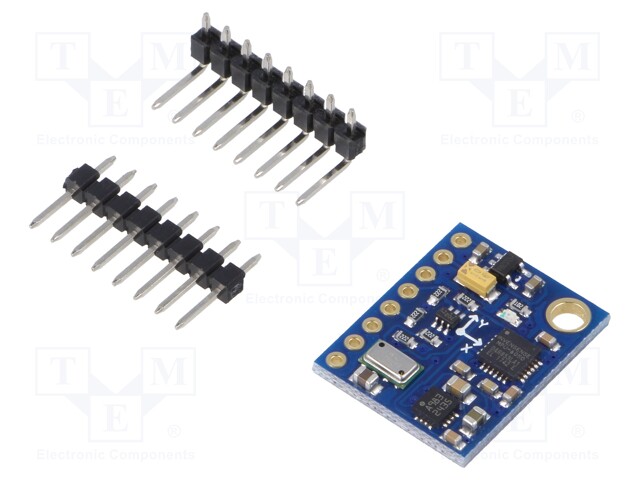 Sensor: position; 3÷5VDC; I2C; HMC5883L,MPU-6050,MS5611; 10 DOF