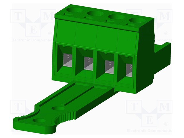 Connector: pluggable terminal block; plug; female; straight; 300V