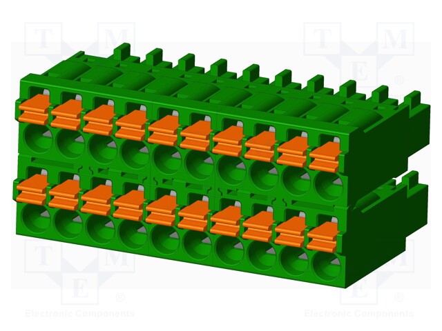 Connector: pluggable terminal block; plug; female; straight; 5.5A