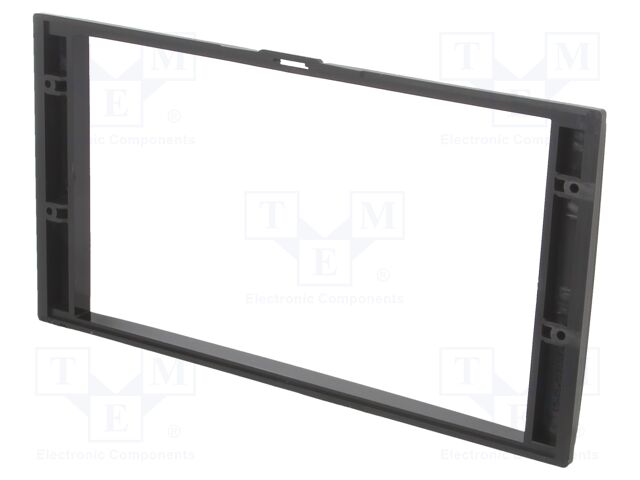 Radio mounting frame; Nissan; 2 DIN; black gloss