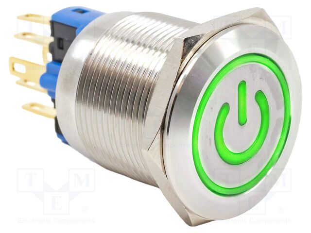 Switch: vandal resistant; SPST-NO + SPST-NC; 2A/48VDC; IP65; PV7