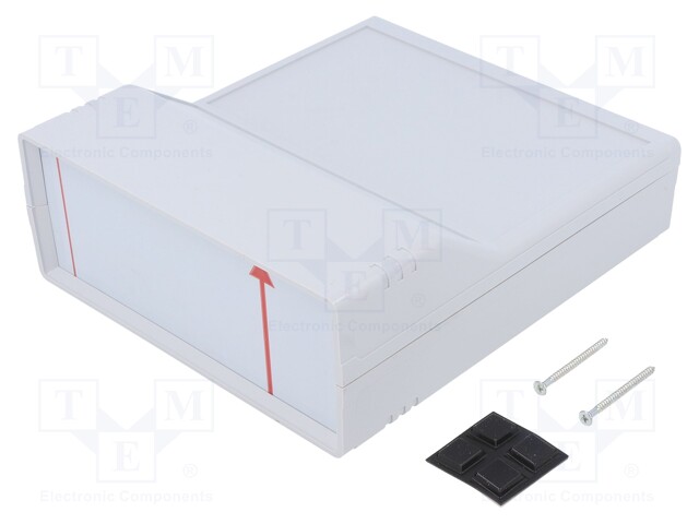 Enclosure: desktop; CAB PULPIT; X: 154mm; Y: 173mm; Z: 61mm; ABS