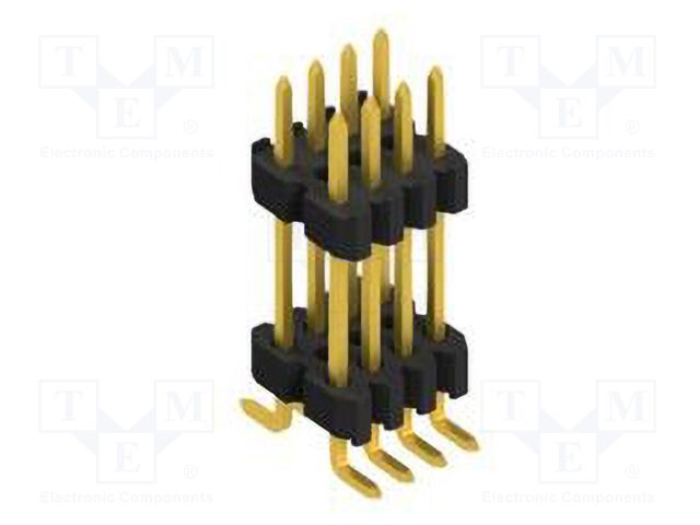 Connector: pin strips; pin header; male; PIN: 8; 1.27mm; SMT; 2x4