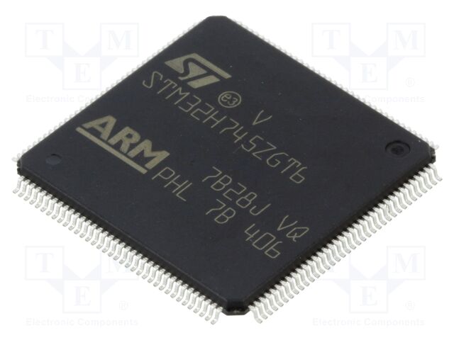 IC: ARM microcontroller; Flash: 1MB; 480MHz; SRAM: 1MB; LQFP144